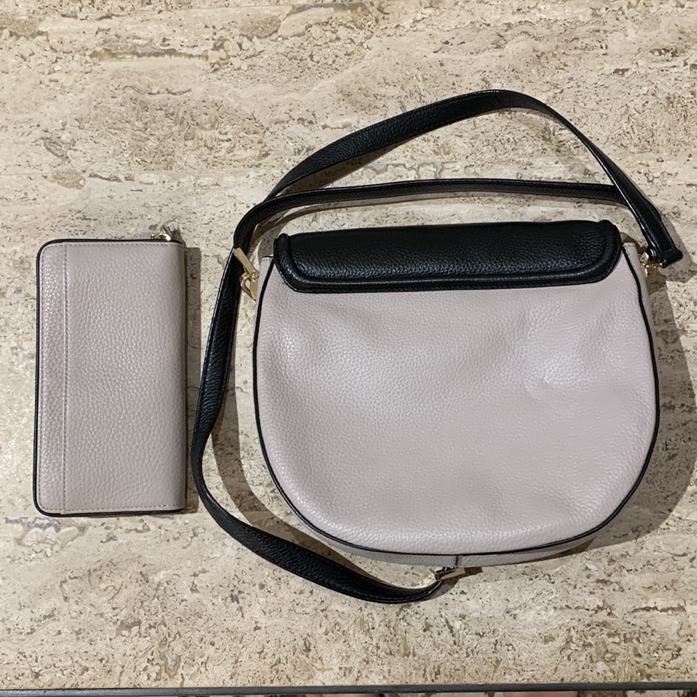EUC Kate Spade cross body and matching wallet set - Picture 2 of 5